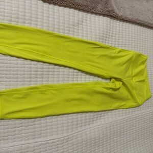 lululemon athletica Neon Yellow Leggings